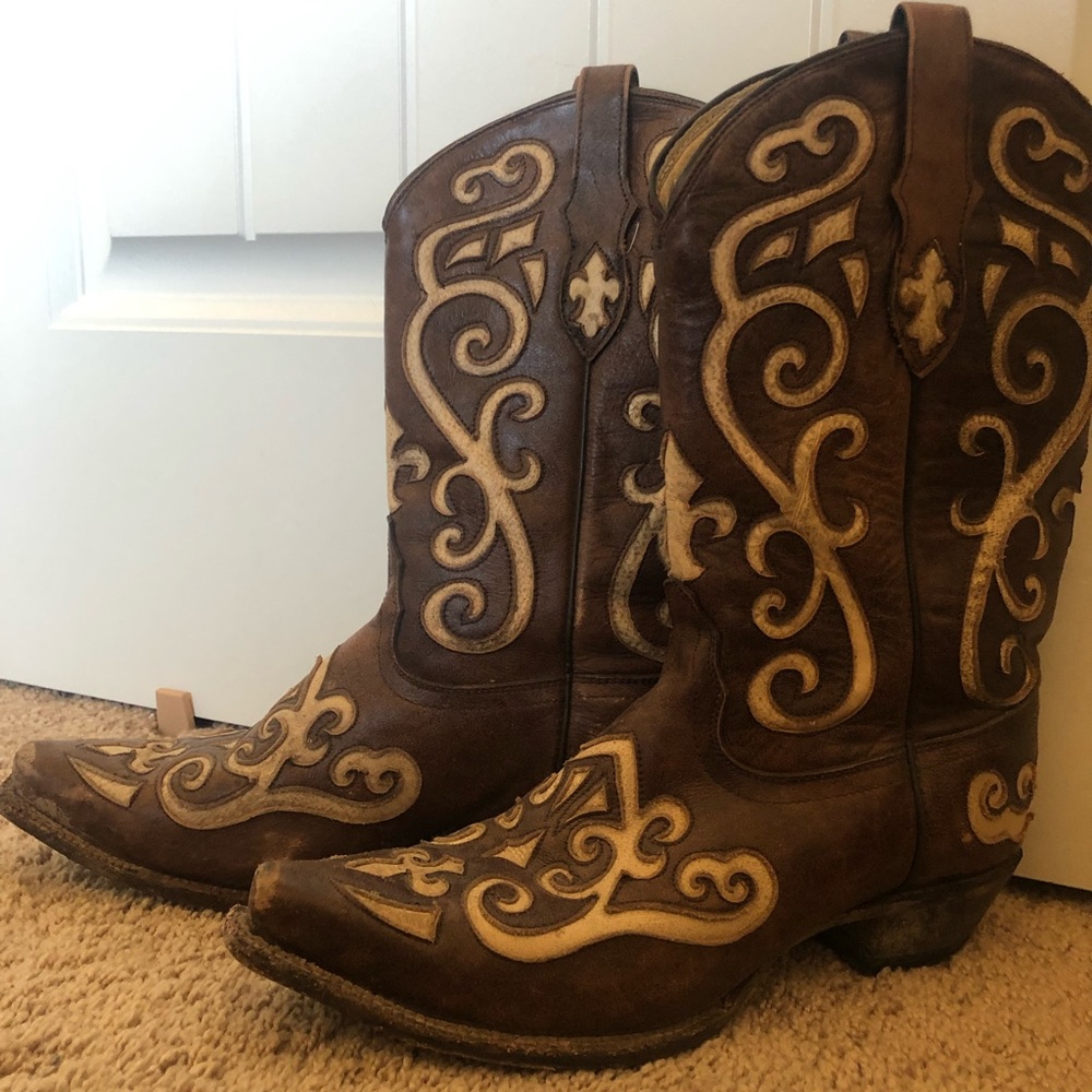 tony lama western decorative boots
